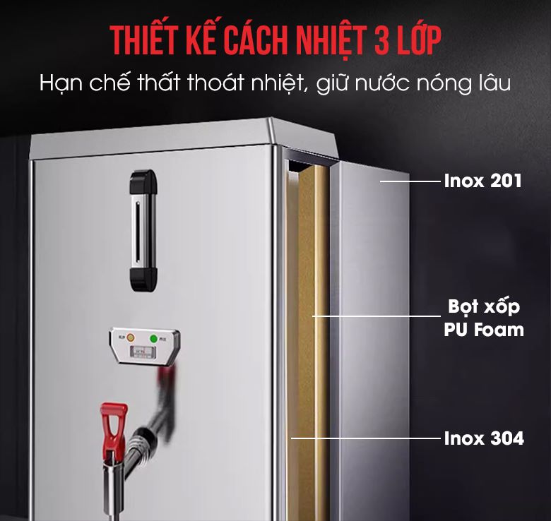 Máy đun nước nóng 60 lít/giờ TB-3 NEWSUN - Hàng chính hãng