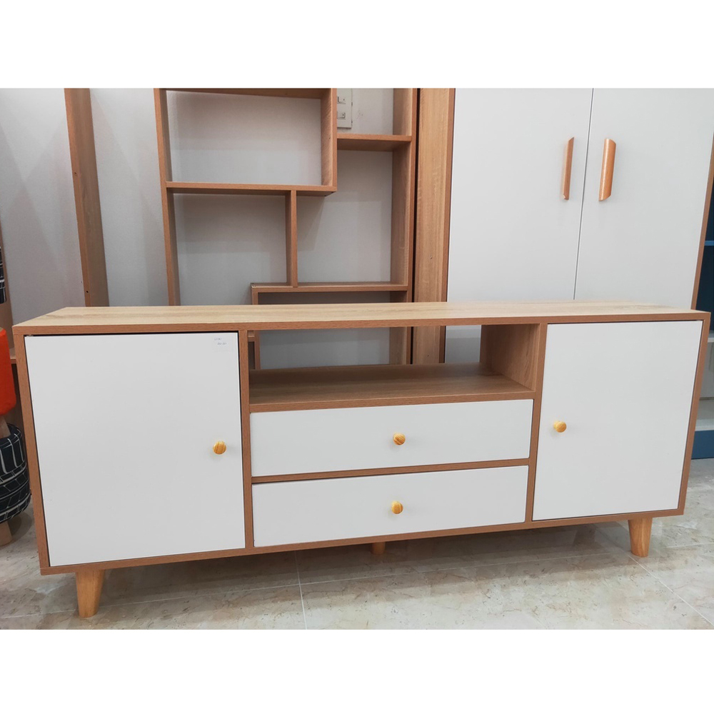 Kệ tivi phòng khách để sàn IGA - GP142, phong cách hiện đại đa năng có kệ tủ rộng rãi