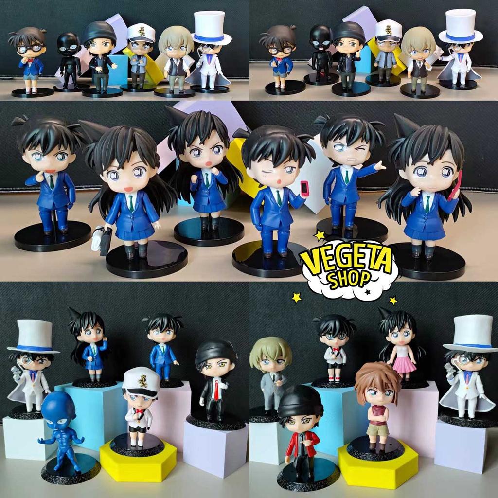 Mô hình Conan - Shinichi Ran Mori Kaito Kid Tooru Toru Amuro Shuichi Akai Hanzawa Hattori Heij Conan - Cao 10~12cm