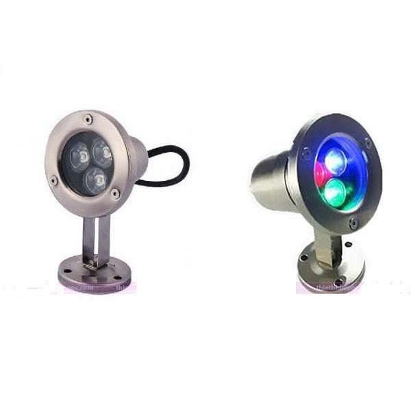 Đèn LED âm nước 3W đổi màu