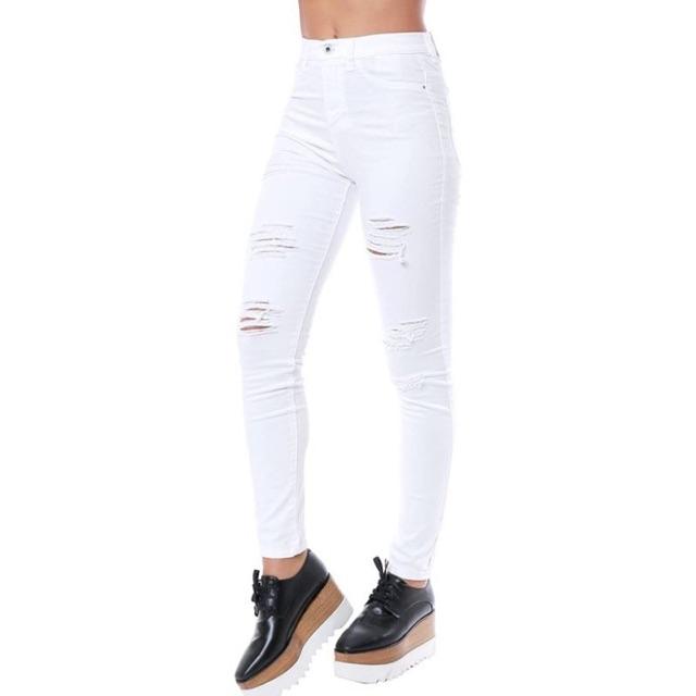 Quần jeans nữ lưng cao S.neak.peed xuất khẩu dư xịn