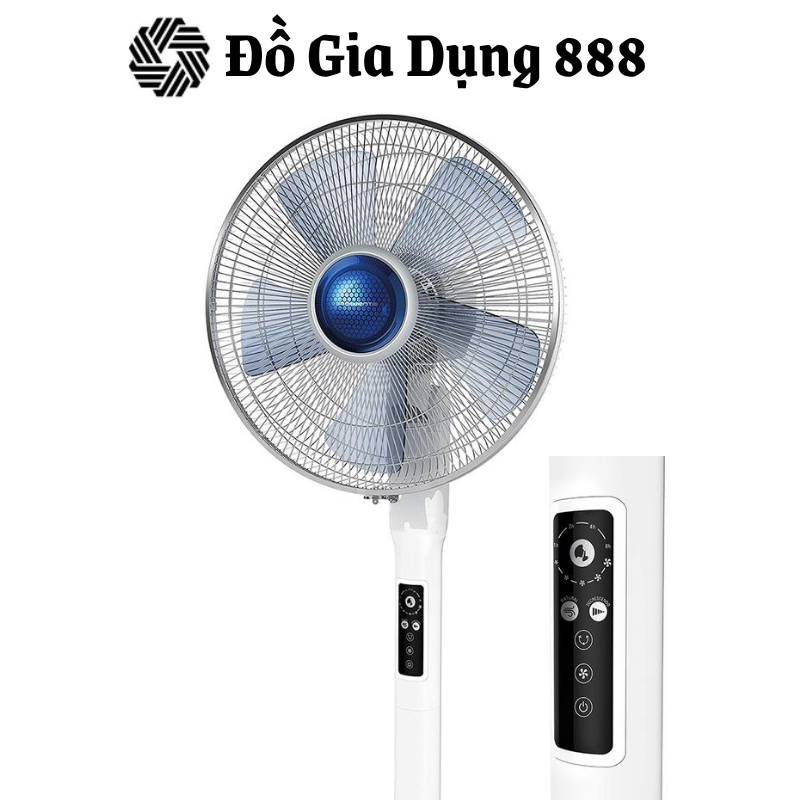 Quạt Cây Đứng Rowenta VU5870 Nhập Đức, 70W, Quạt Đứng Có Điều Khiển Từ Xa, Không Gây Ồn, Nhập Đức