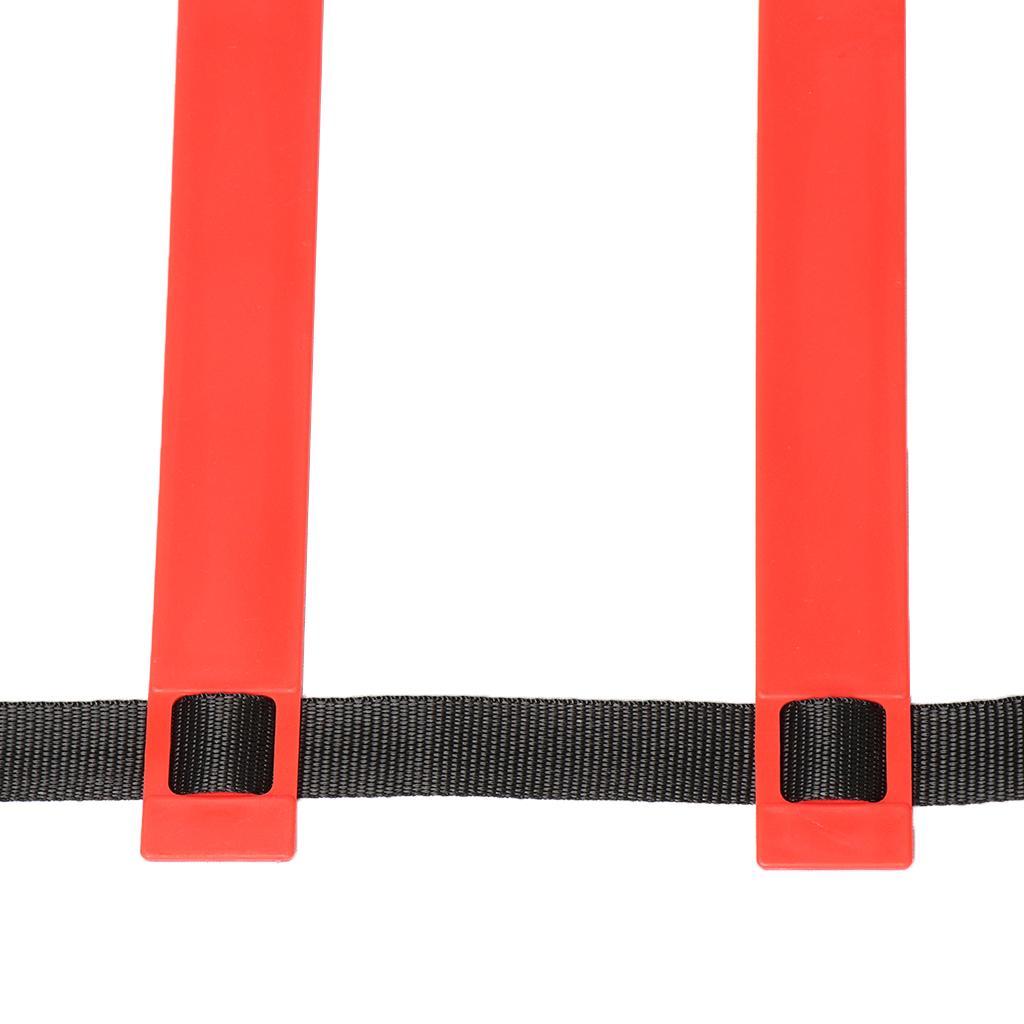 Agility Ladder- 8 Adjustable Rungs Fitness Speed Training Equipment with Carry Pouch Bag- Fit for Adults/Kids/Athletic Football Training