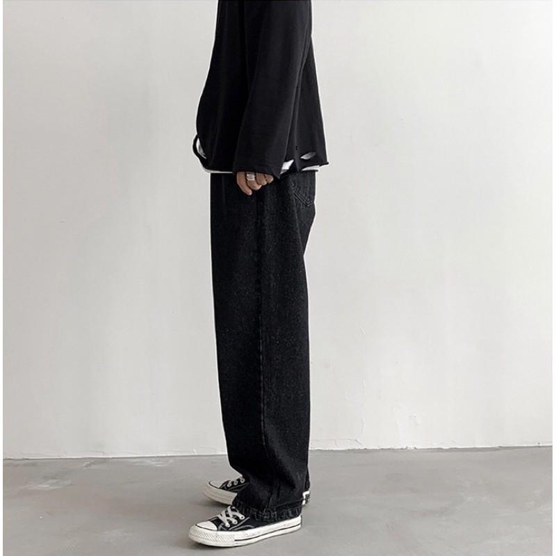 Quần jean baggy ông suông rộng nam, nữ SR01, quần bò nam Top xu hướng 2021