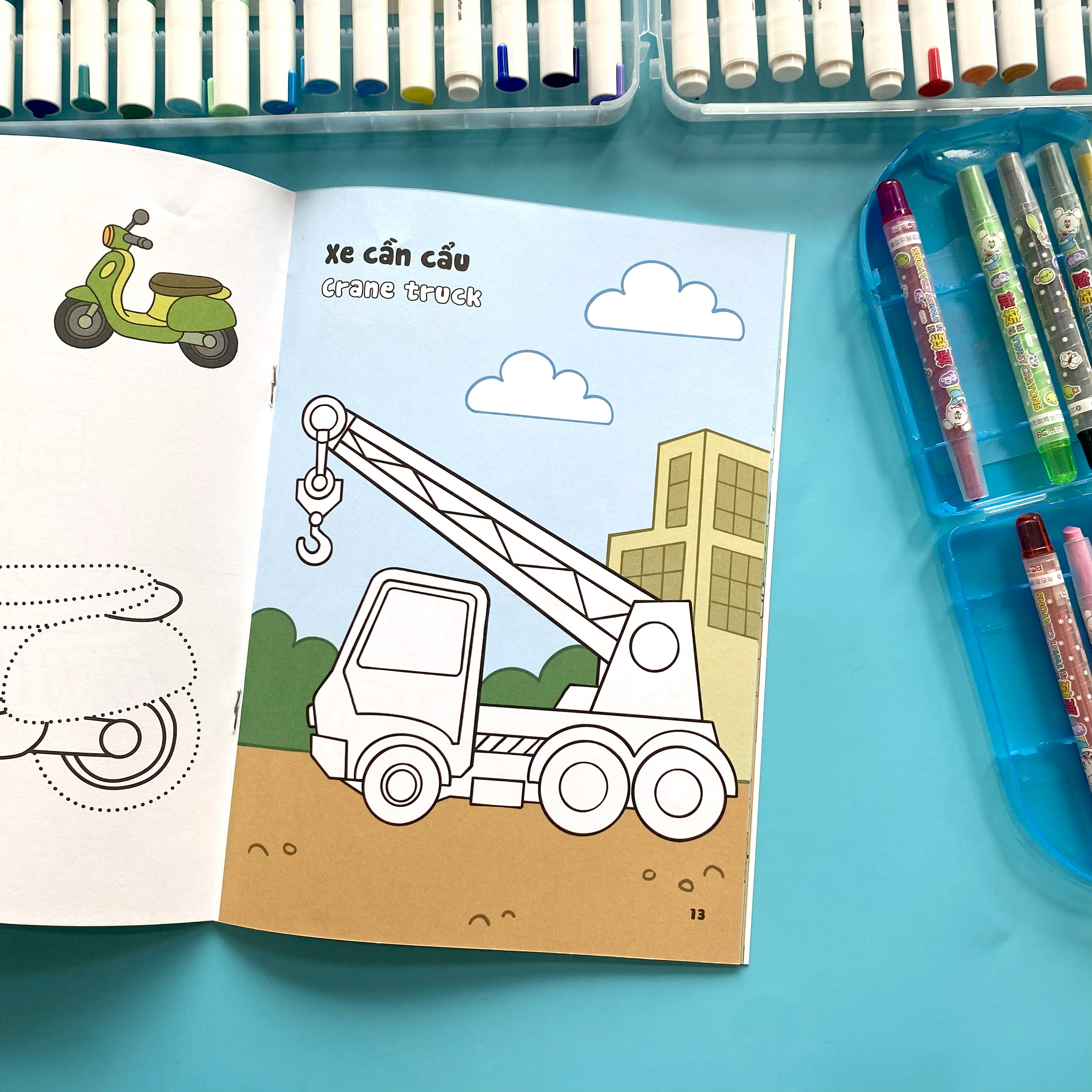 Bộ Sách Tô Màu 6 Cuốn Họa Sĩ Nhí Vẽ Thế Giới