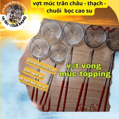 vợt vòng múc trân châu