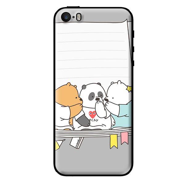 Ốp in cho iPhone 5 3 Chú Gấu 3 - Hàng chính hãng
