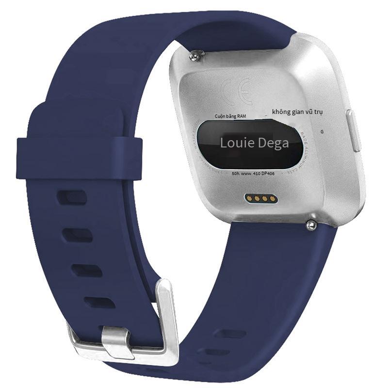 Giá tốt nhất Dây đeo silicon Fitbit Versa Dây đeo cổ tay thể thao Versa2/Lite dây đeo thay thế chính thức 14 màu