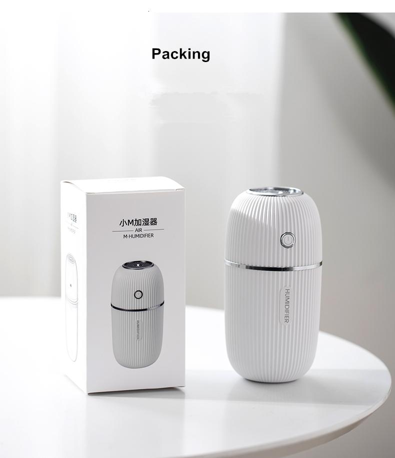 USB Máy Phun Sương Tạo Ẩm Khuếch Tán Tinh Dầu 300ML Siêu Âm Tinh Dầu Humificador Nhà Xông Tinh Dầu Phun Sương Tạo Di Động