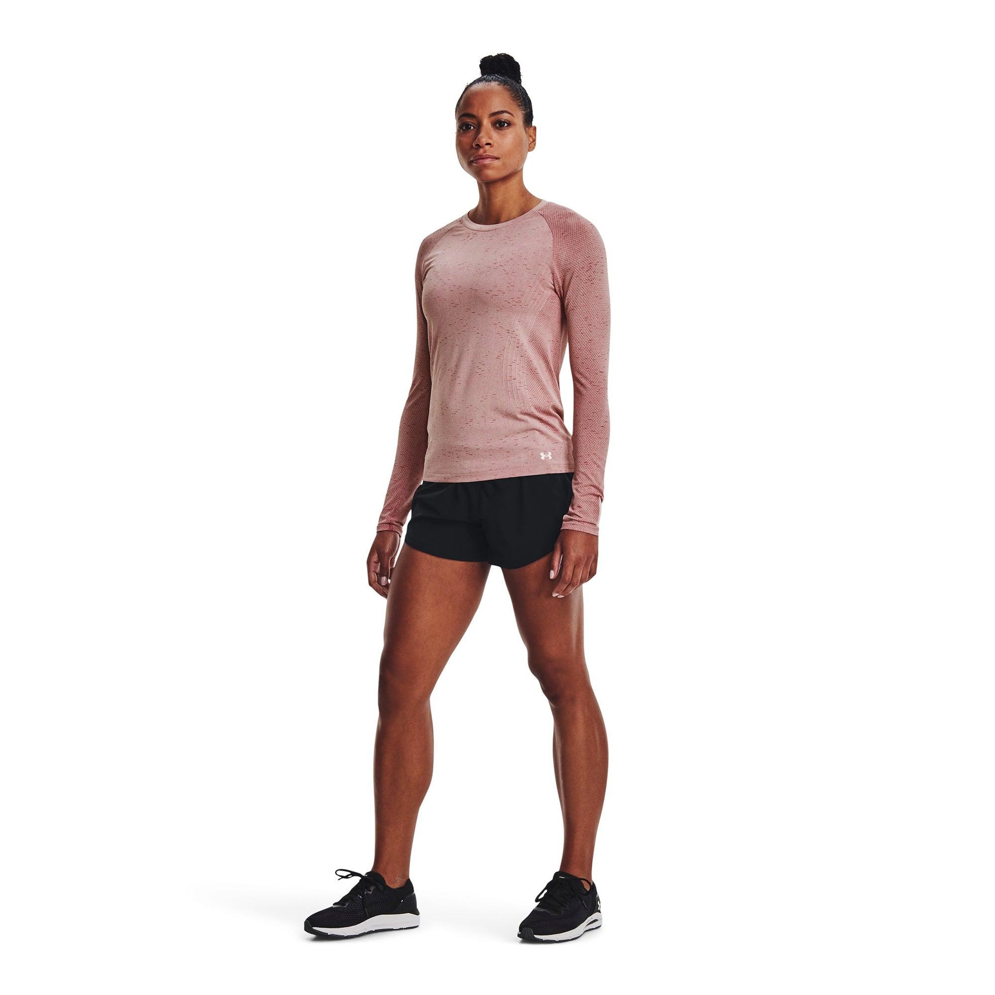 Áo tay dài thể thao nữ Under Armour Seamless Run - 1365627-676