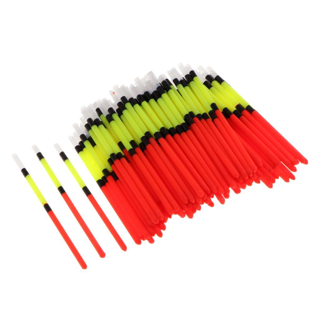 100pcs  Fishing Float Vertical  Long Tail Floating Stick Tube 2
