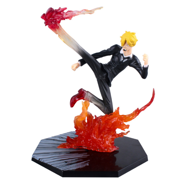 Mô Hình One Piece Sanji Chân Lửa. Nhất Cước Tung Hoành Thiên Hạ. Đồ Chơi Mô Hình Anime. Sản phẩm đồ chơi cao cấp bày Taplo ô tô, tủ sách. Decor trang trí phòng khách, bàn làm việc…Làm quà tặng cho trẻ em cũng cực kỳ dễ thương.