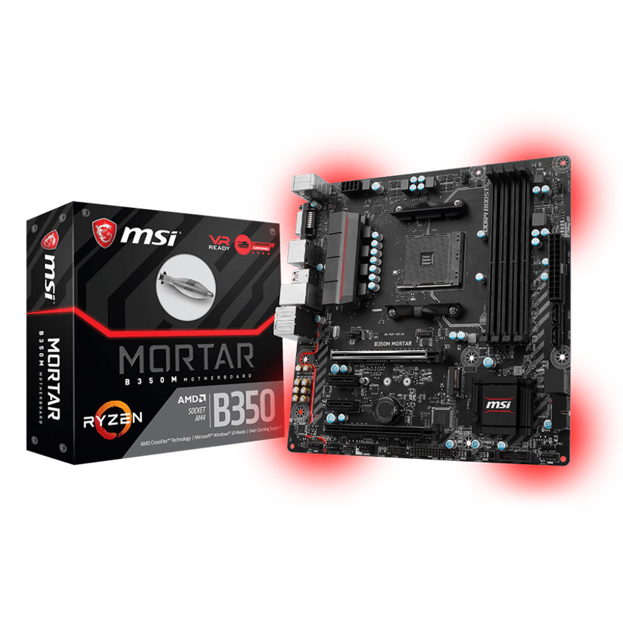 Bo mạch chủ - Mainboard MSI B350M Mortar