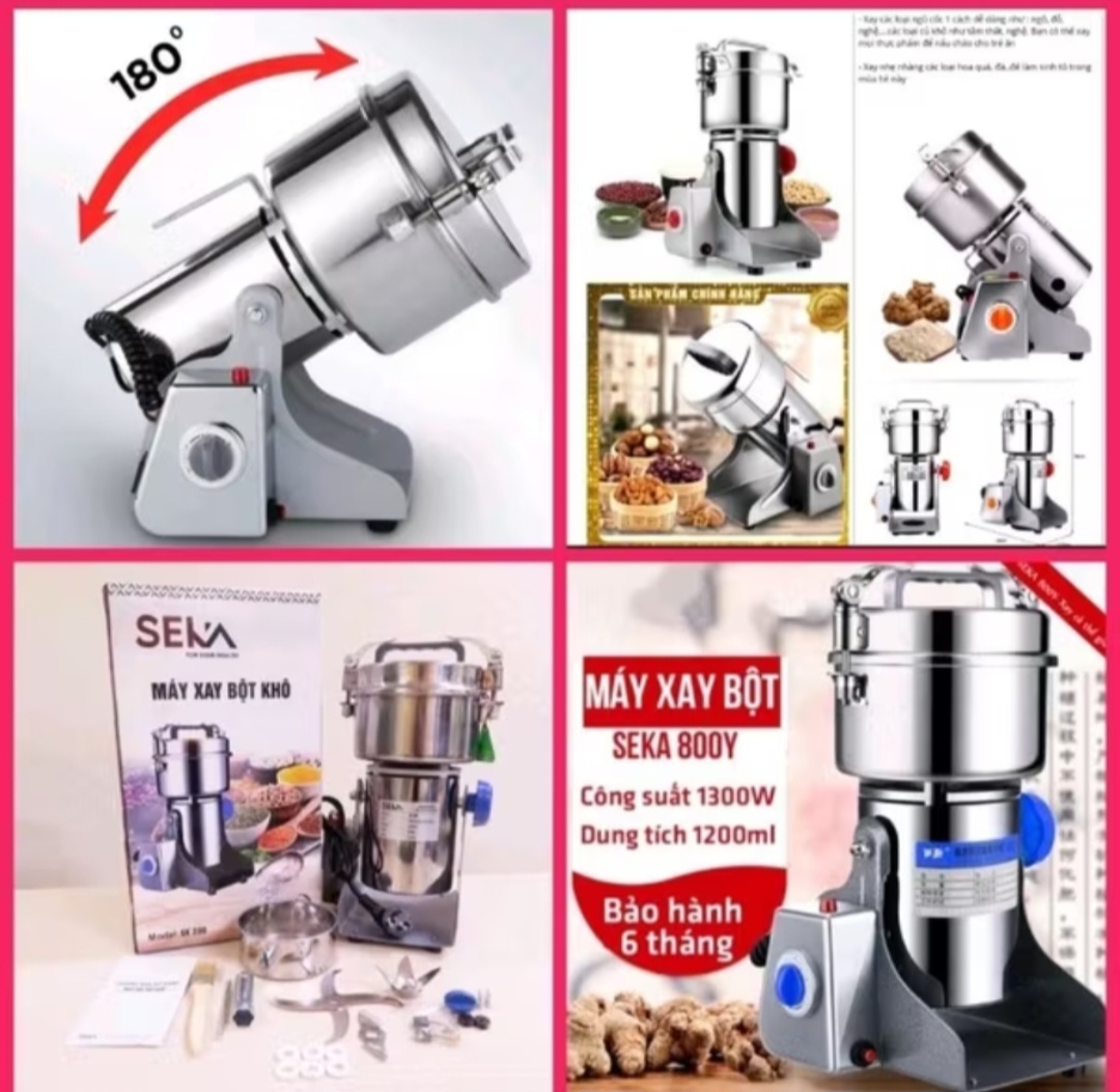 1 MÁY XAY NGHIỀN BỘT KHÔ CÔNG XUẤT LỚN NGHIỀN MỌI THỨ SIÊU NHỎ MỊN