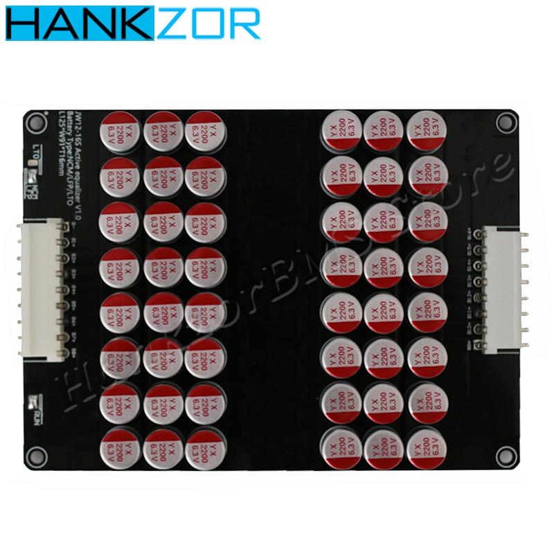 5A 3S 4S 5S 6S 7S 8S 9S 10S 11S 12S 13S 14S 15S 16S 17S Active Equalizer Bộ cân bằng Lifepo4/lipo/lto Pin Tụ điện Màu sắc: 3S Li-ion Lifepo4