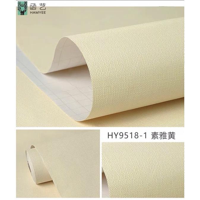 Giấy dán tường màu pastel_có sẵn keo khổ rộng 45cm dài 10 mét