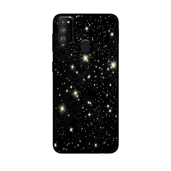 Ốp Lưng in cho Samsung Galaxy M30s Mẫu Nhiều Sao Trên Trời - Hàng Chính Hãng