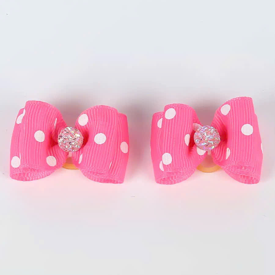 NƠ KẸP TÓC SANG TRỌNG NHIỀU MÀU DỄ THƯƠNG MÃ 15 XINH XẮN CHO THÚ CƯNG CHÓ MÈO