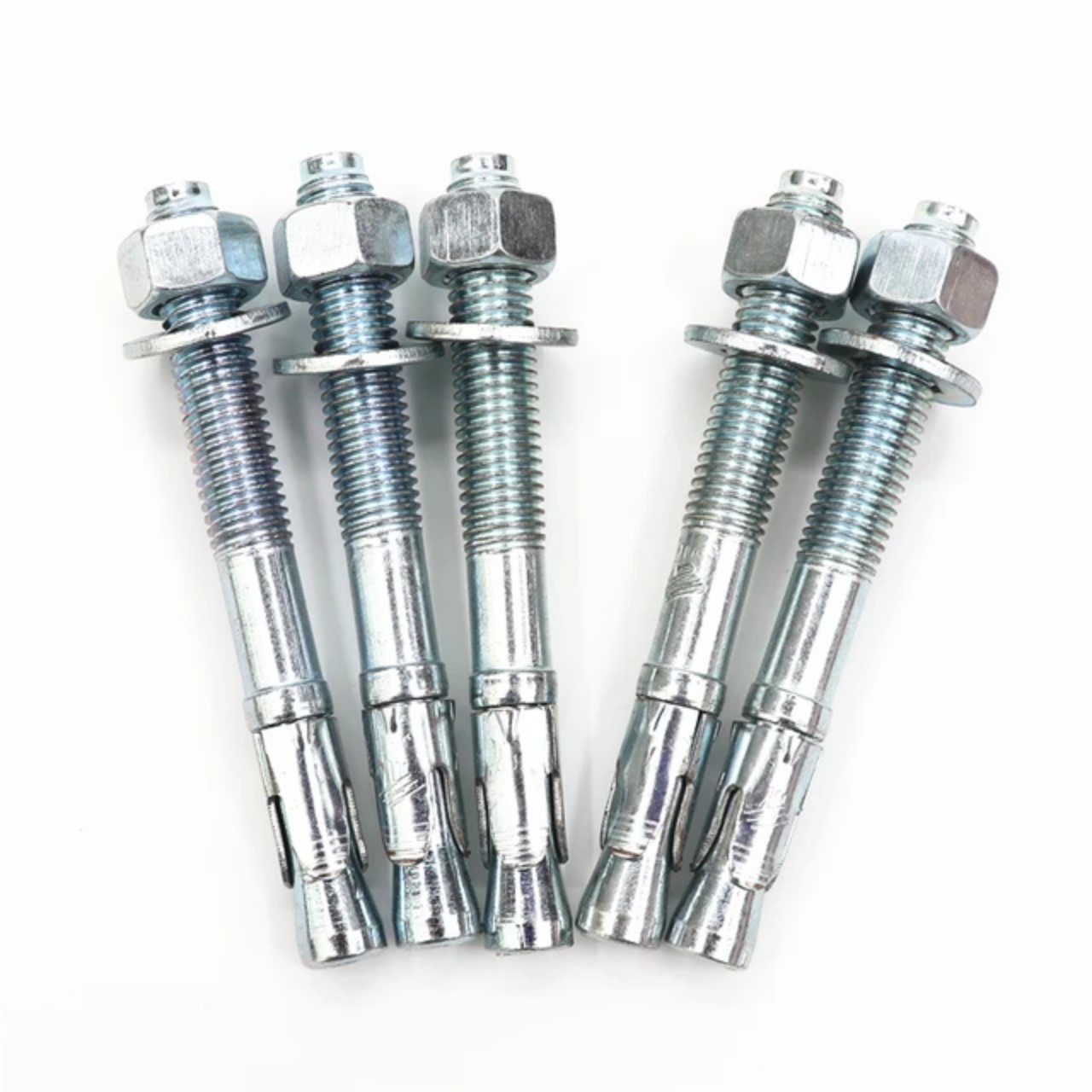 Bu lông nở 3 cánh M10x100 sắt xi kẽm