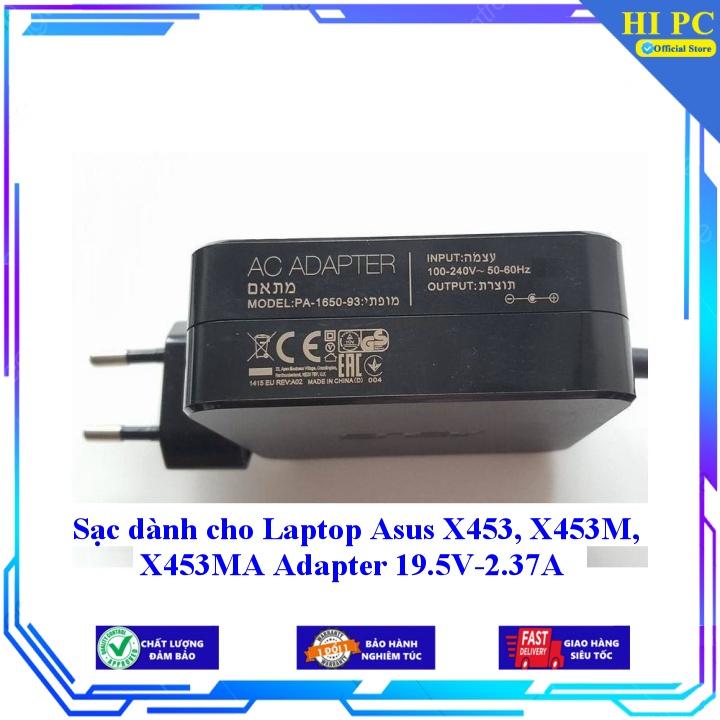 Sạc dành cho Laptop Asus X453 X453M X453MA Adapter 19.5V-2.37A - Hàng Nhập khẩu