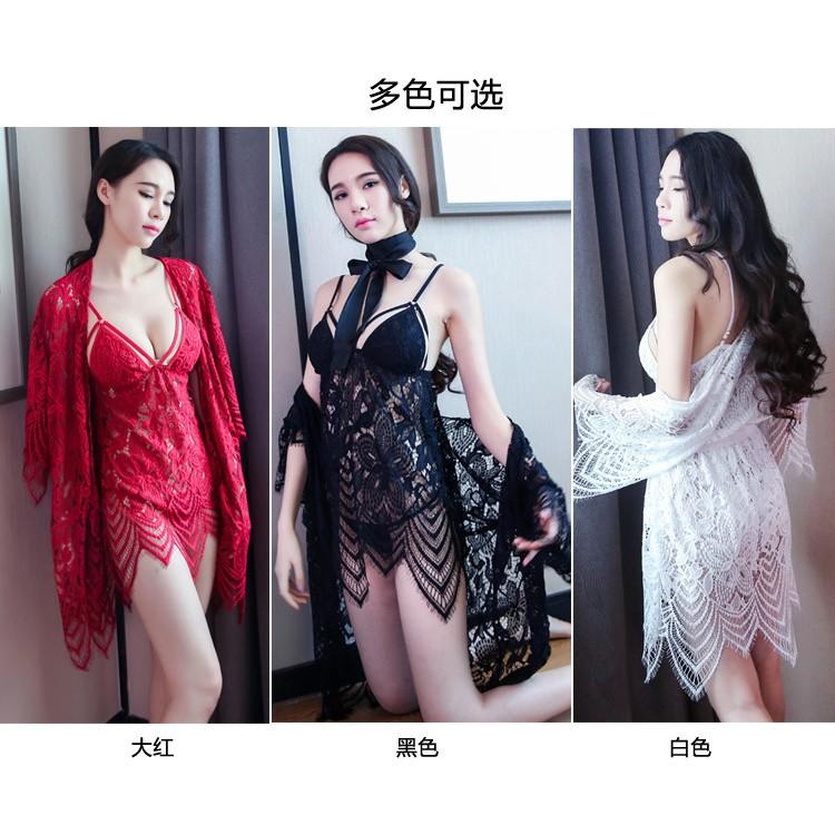 Váy ngủ + choàng ren siêu xinh MS1492