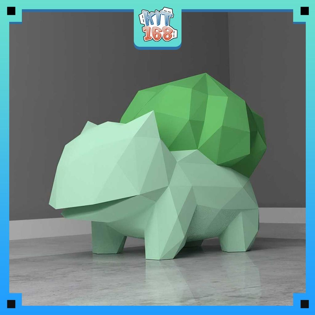 Mô hình giấy Anime Game Pokemon Bulbasaur ver 2