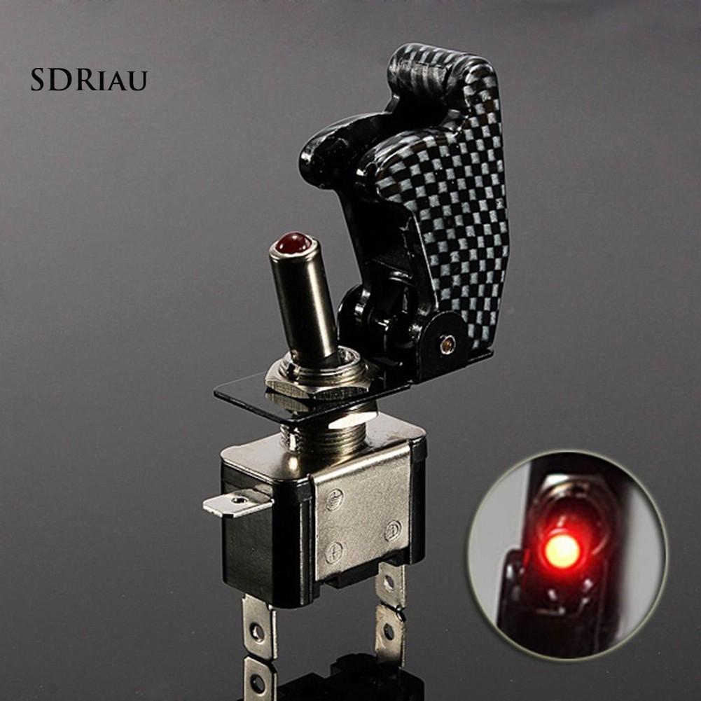 Bộ bật / tắt chuyển đổi có đèn led kèm miếng bảo vệ dành cho xe hơi