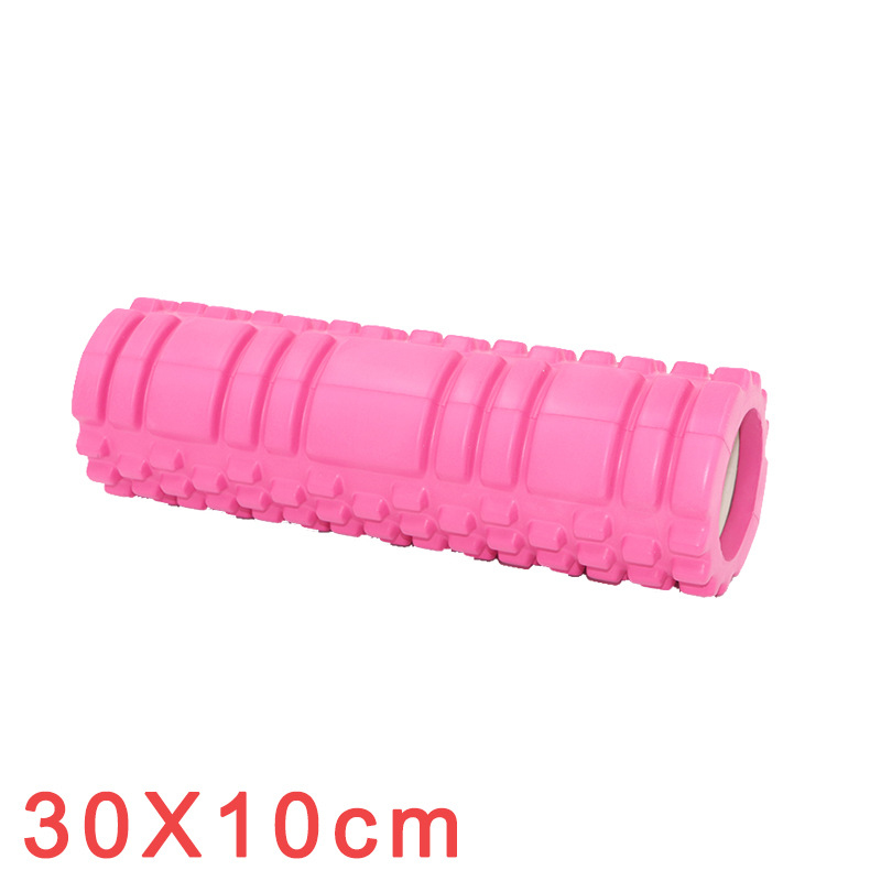 Con lăn tập Yoga 30x10cm tại nhà tiện lợi, tích hợp massage cơ thể, chất liệu xốp mềm cao cấp