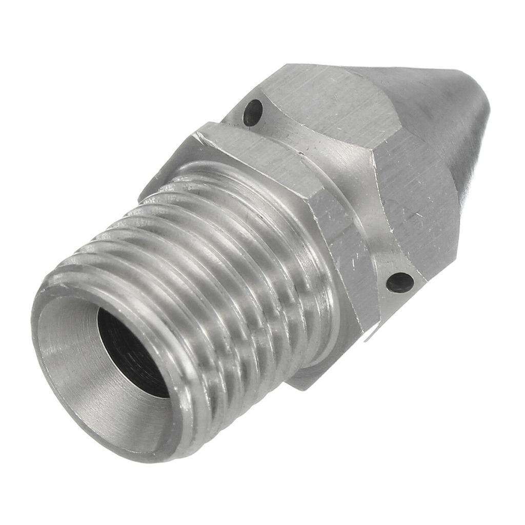 2x Stainless Steel Spray Nozzle Heads Cleaning Water Connector Water Jet Sprayers For Pressure Washer 1/4 ''