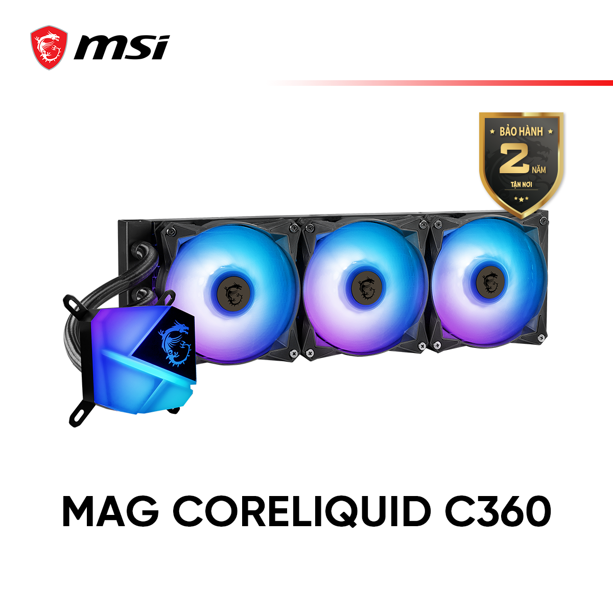 Tản Nhiệt Nước MSI MAG CORELIQUID C360 - Hàng chính hãng