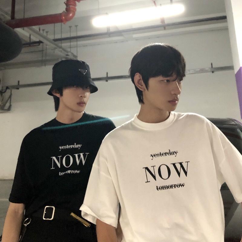 Áo thun Stee Tay Lỡ NOW Trùm Unisex aothununisex