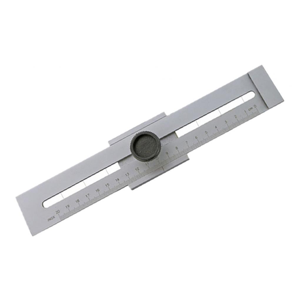 Straight Guide Rule Woodworking Scribing Device Ruler Hmoe Measuring Tool