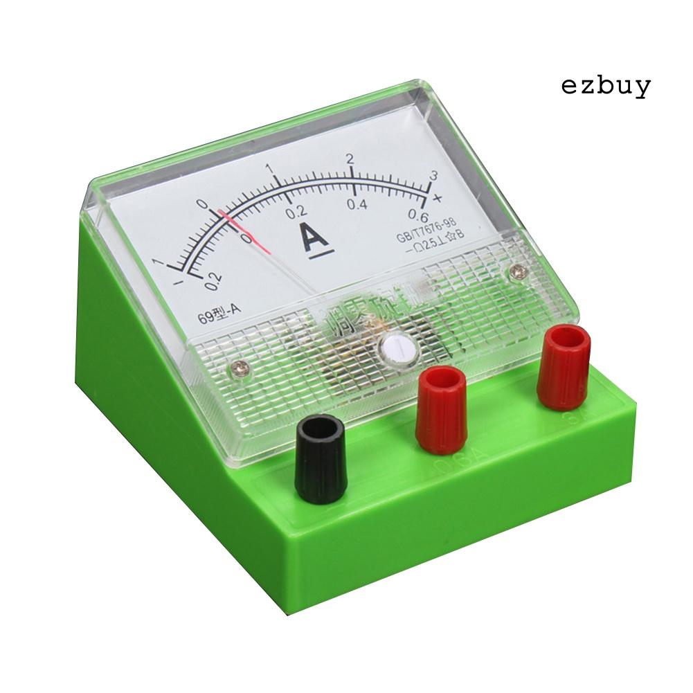 EY-Analog Current Meter Ammeter Class 2.5 Electricity Teaching Experiment Tool