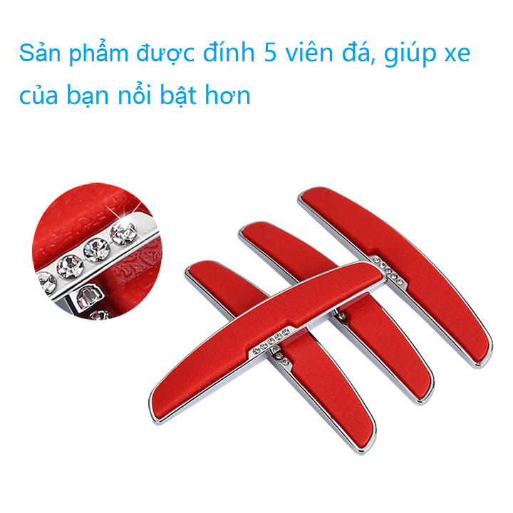 Nẹp chống va đập cánh cửa ô tô cao cấp HC7878 - Kích thước: 105x20mm - 2 màu: đen, trắng