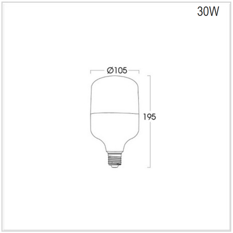 BÓNG ĐÈN LUMAX#CYLINDRICAL-2800LM/865/30W/E27 - TIẾT KIỆM NĂNG LƯỢNG - XX THÁI LAN - TUỔI THỌ 25,000 GIỜ