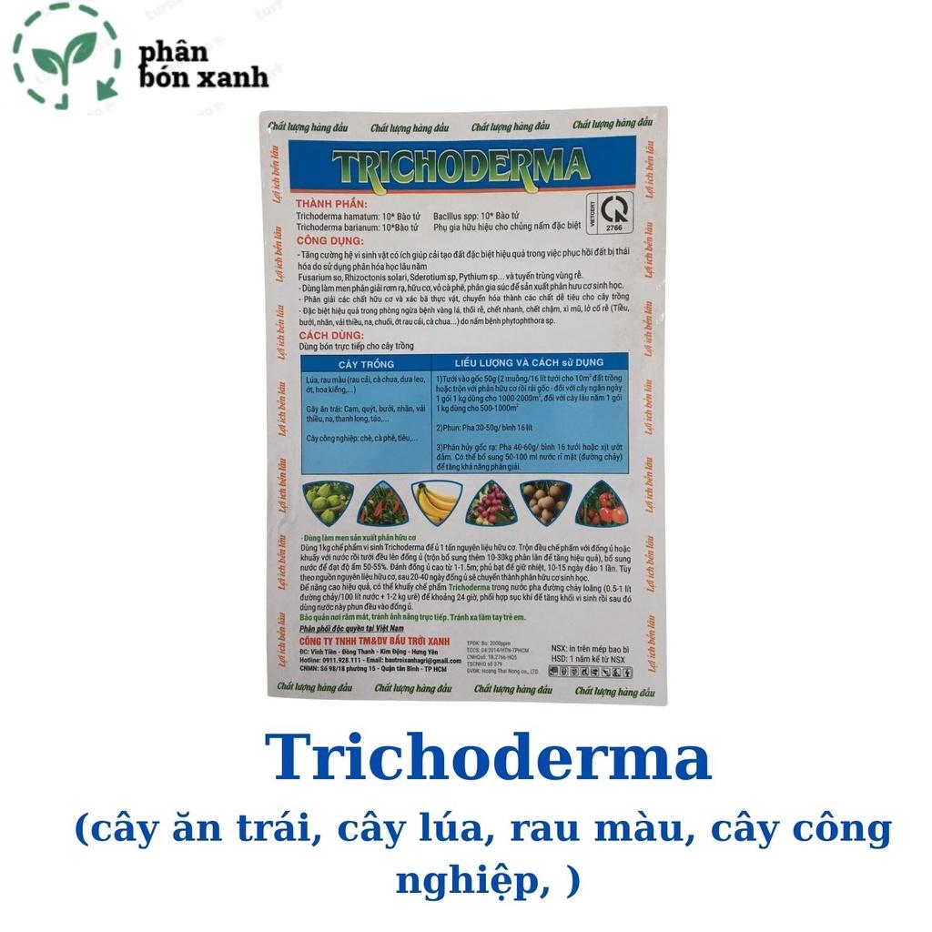 TRICHODERMA, nấm đối kháng, hạn chế vàng lá, nấm bệnh, dùng ủ phân, cải tạo đất, phục hồi cây