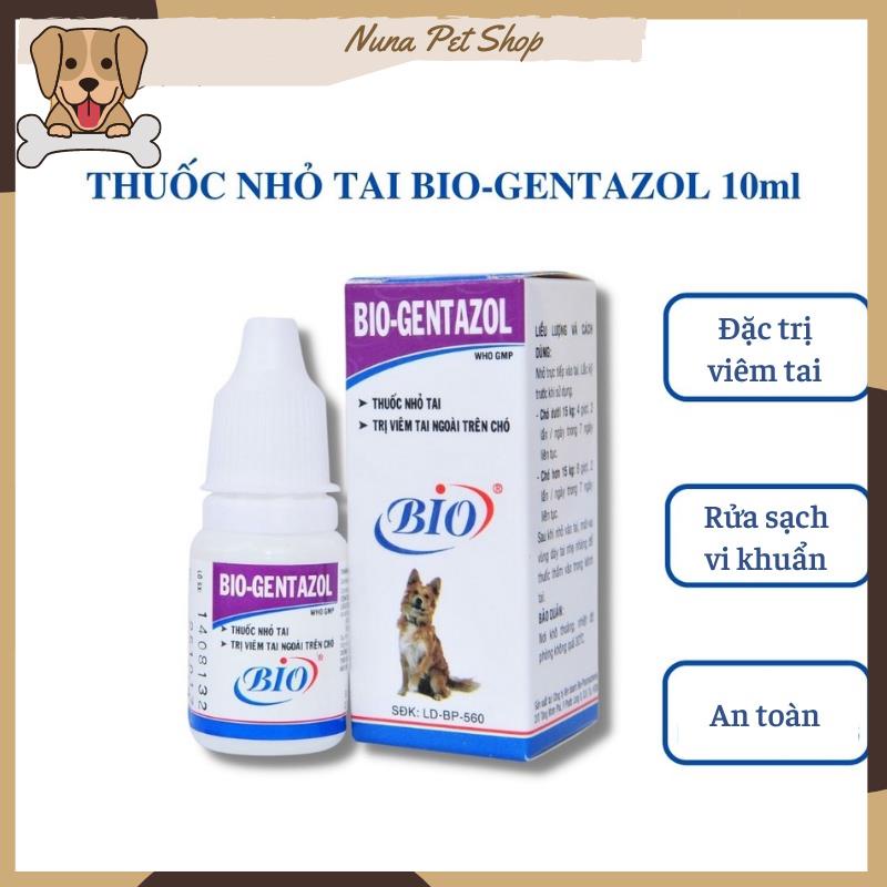 Lọ nhỏ tai Bio-Gentazol cho chó mèo 10ml