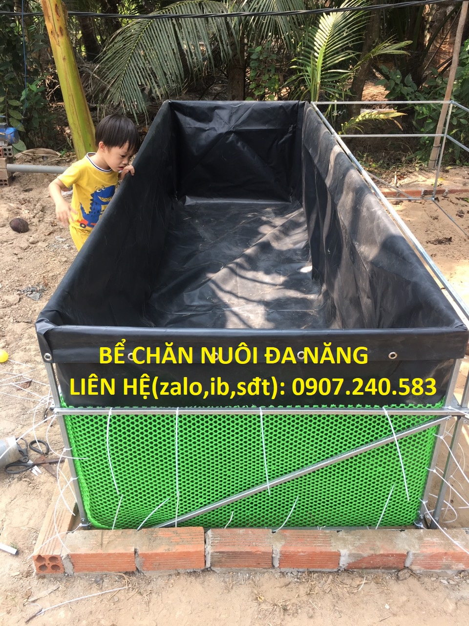 BỂ BẠT HDPE - KT: m, dày 0.5mm