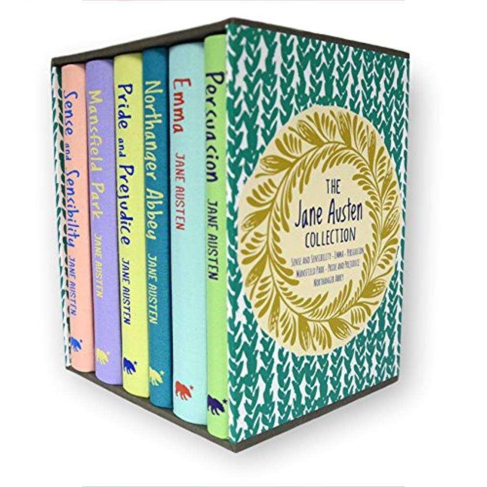 Sách văn học tiếng Anh -  Jane Austen Collection 6 books Green