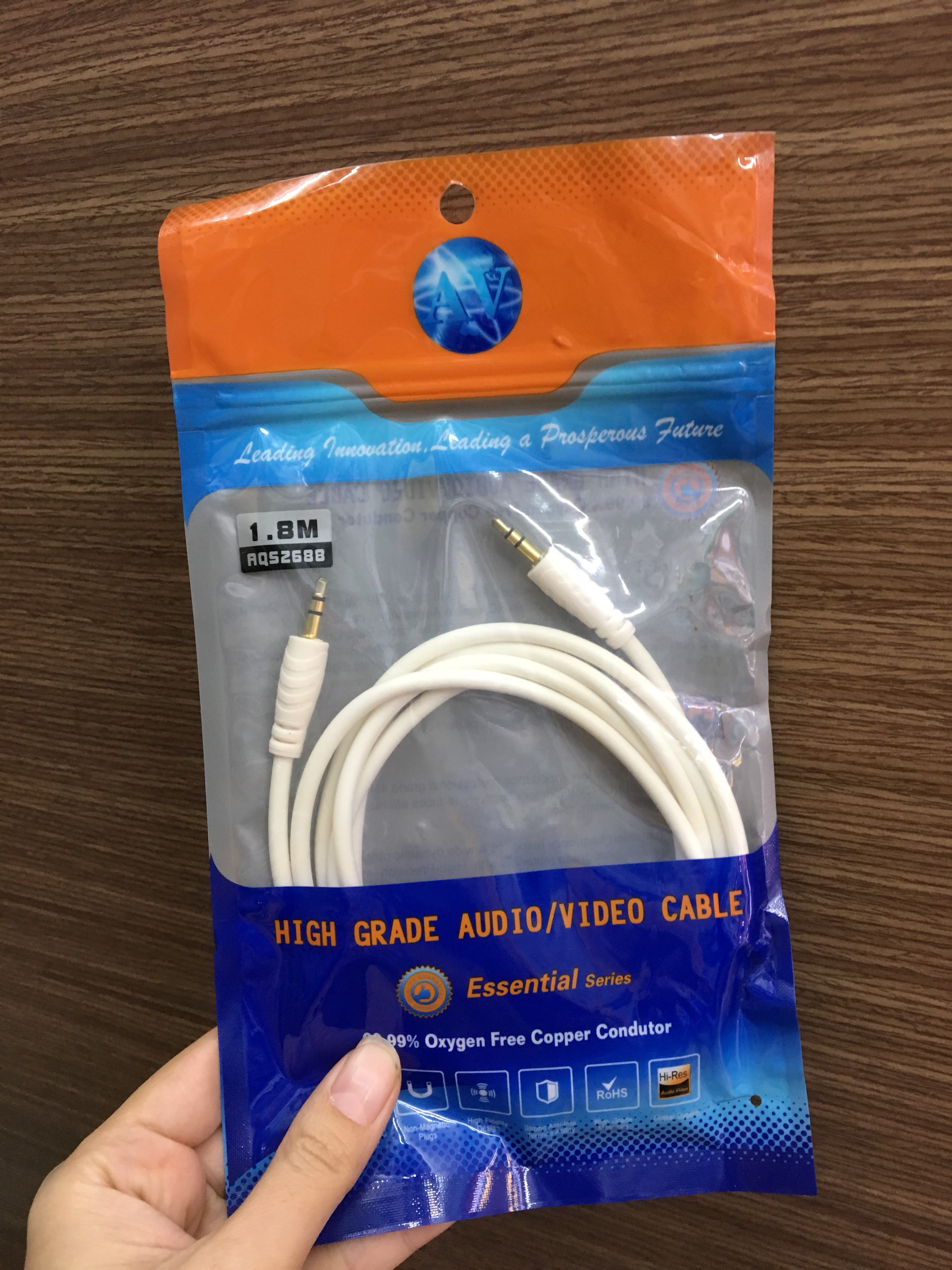 Dây Nối Dài Loa 2 Đầu 3.5mm Dài 1.8M - Cáp Audio