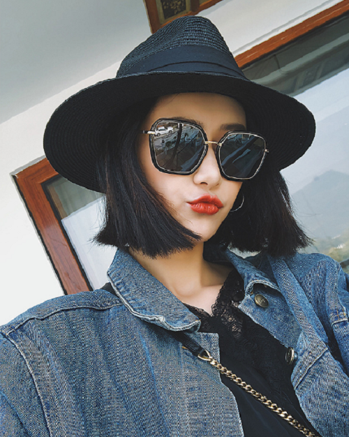 Mũ phớt cói nữ phong cách Hàn mới, nón fedora đi nắng đi biển thời trang