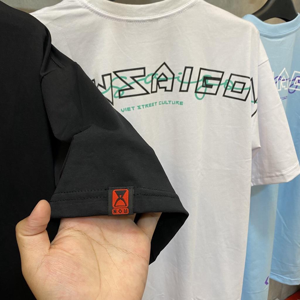 Áo thun unisex tay lỡ đầy đủ tag cổ tag tay || Hany shop