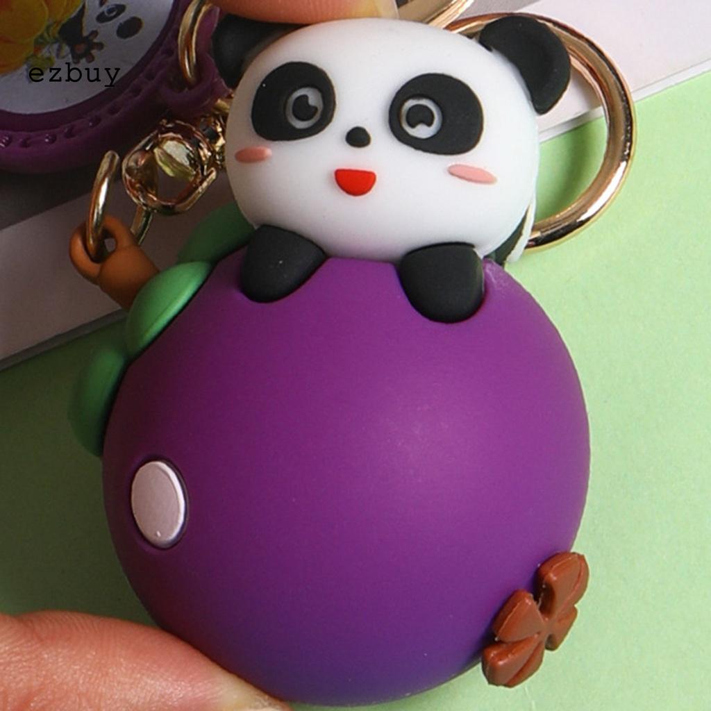 Móc khóa mini hình động vật dễ thương dùng trang trí xe hơi