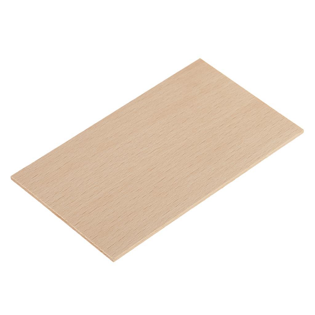 6-10pack 2 mm Thick Natural Wood Pieces - Unfinished Wooden Pieces DIY Craft 2