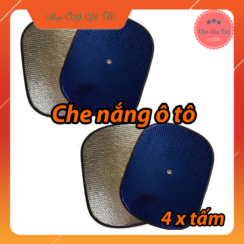 Tấm che nắng cửa sổ ô tô kèm nút hút kính dễ sử dụng