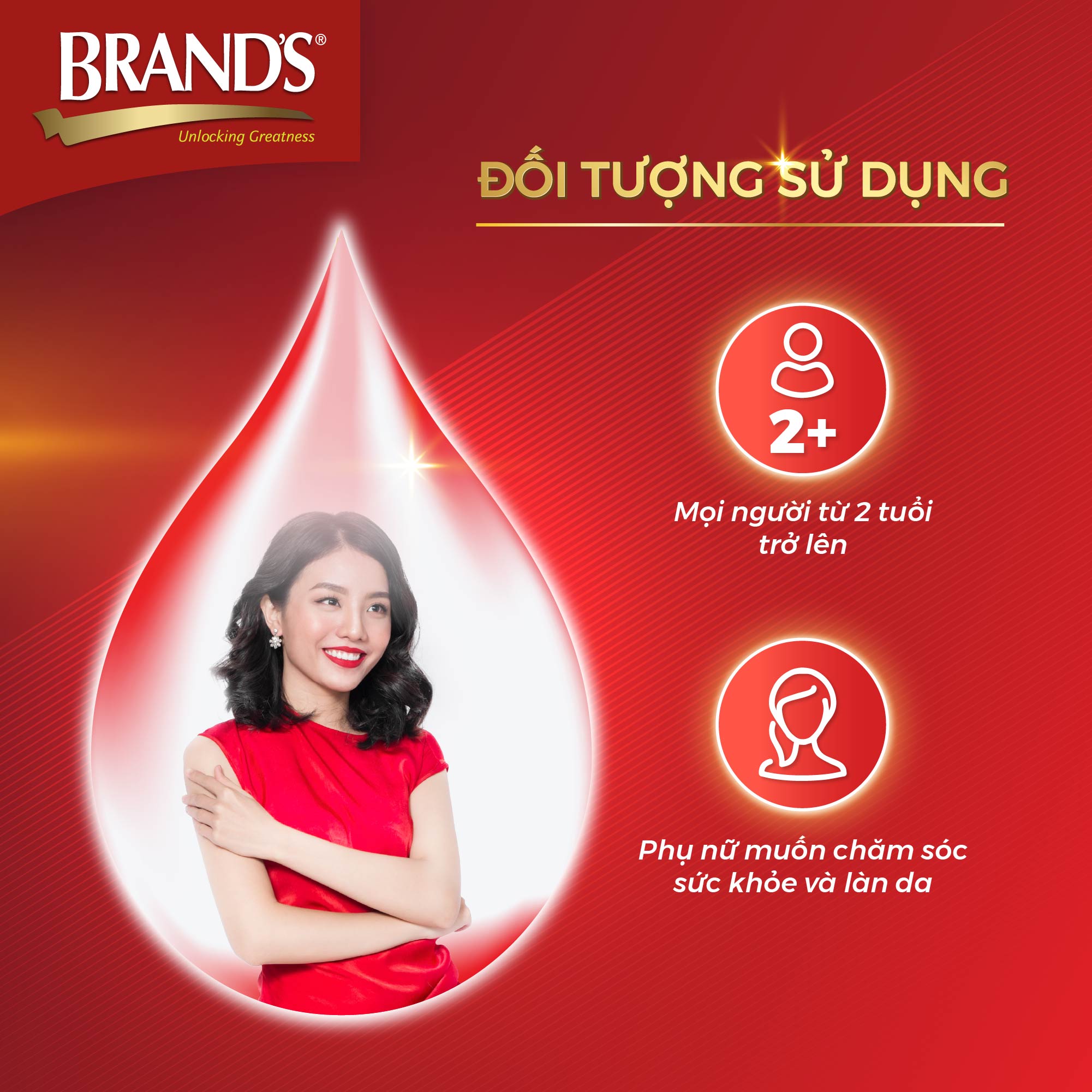 Nước yến thật BRAND'S Không Đường