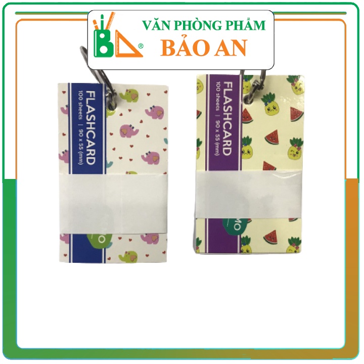 Flashcard Plenty Note 004 100 Tờ để ghi chép khi đang di chuyển hoặc sử dụng làm thẻ nhớ cầm tay