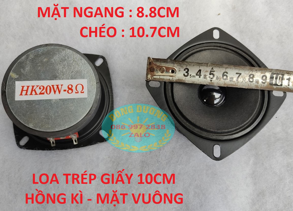 LOA TREBLE GIẤY MẶT VUÔNG HK  - GIÁ 1 ĐÔI - LOẠI 10CM