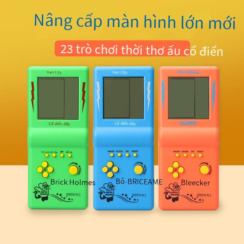 Khuyến mại cổ điển màn hình lớn Tetris máy chơi game cho trẻ em nỗi nhớ retro 8090 đồ chơi trò chơi cầm tay cầm tay