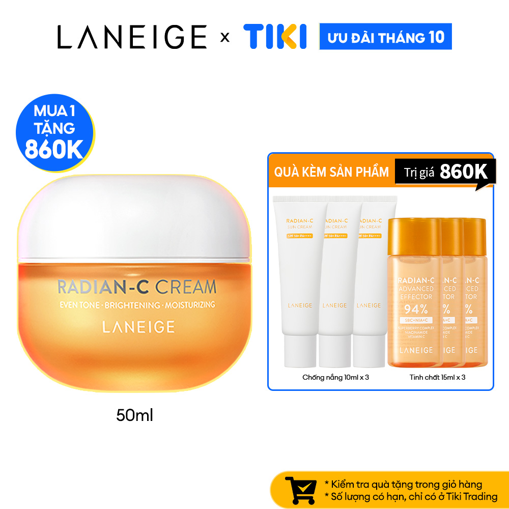 Kem Dưỡng Sáng Da Laneige Radian-C Cream 50ml